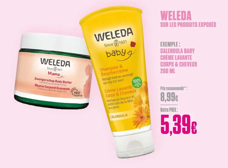 Offre: Calendula baby crème lavante corps & cheveux
