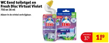 Aanbieding: Toiletgel en Fresh Disc Virtual Violet