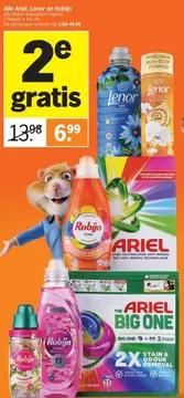 Aanbieding: Ariel, Lenor en Robijn
