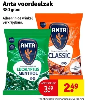 Aanbieding: Anta voordeelzak