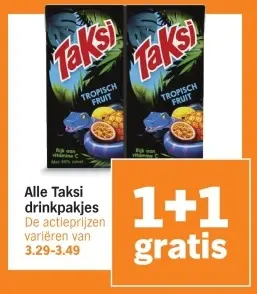 Aanbieding: Alle Taksi drinkpakjes