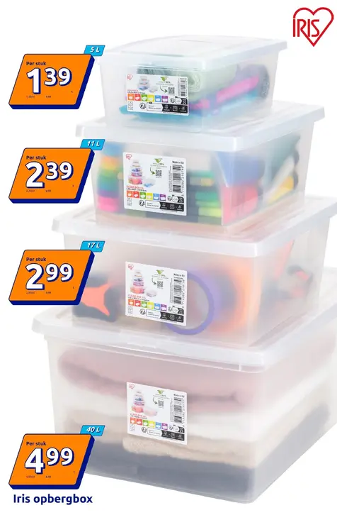 Promotie: Iris opbergbox