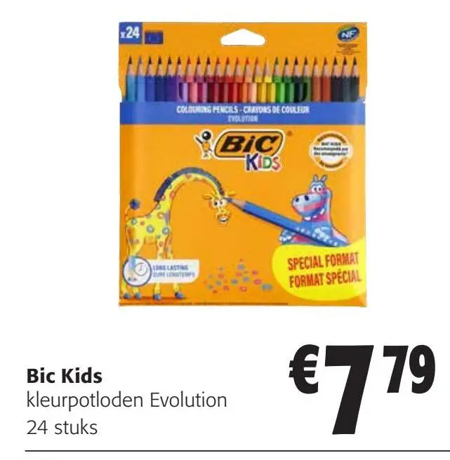Aanbieding: kleurpotloden Evolution