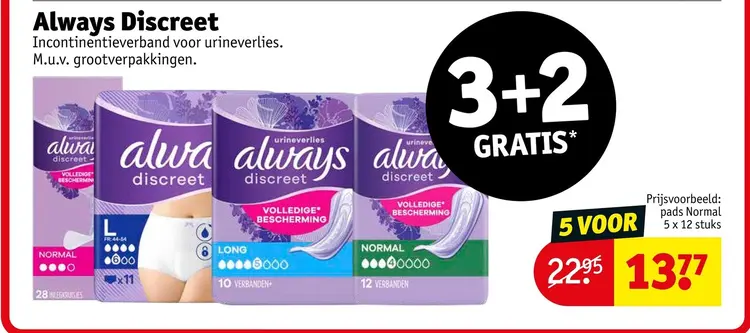 Aanbieding: Always Discreet