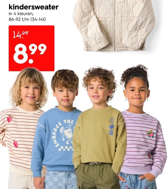 Aanbieding: kindersweater