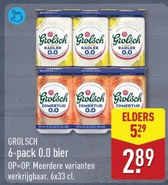 Aanbieding: 6-pack 0.0 bier