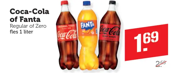 Aanbieding: Coca-Cola of Fanta