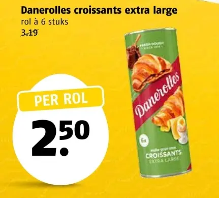 Aanbieding: Croissants extra large