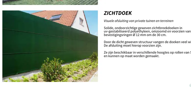 Promotie: Zichtdoek