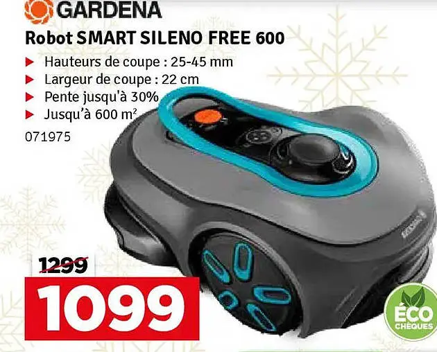 Offre: Robot SMART SILENO FREE 600