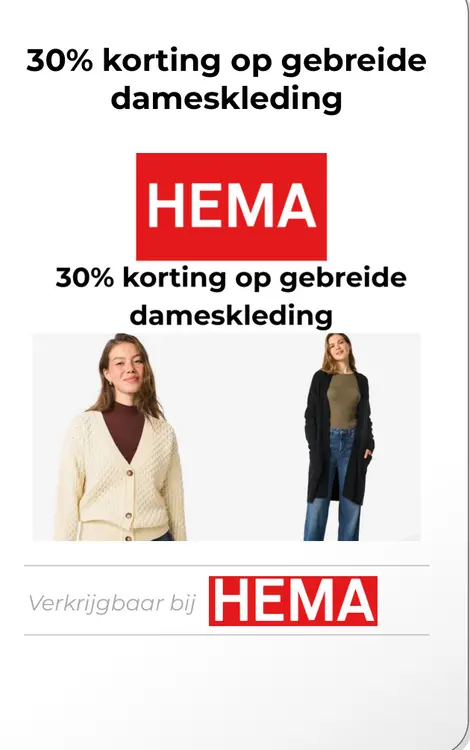 Aanbieding: gebreide dameskleding