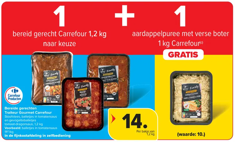 Promotie: Bereide gerechten Traiteur Gourmet