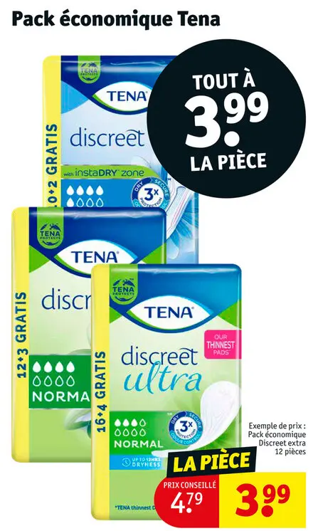 Offre: TENA discreet ultra