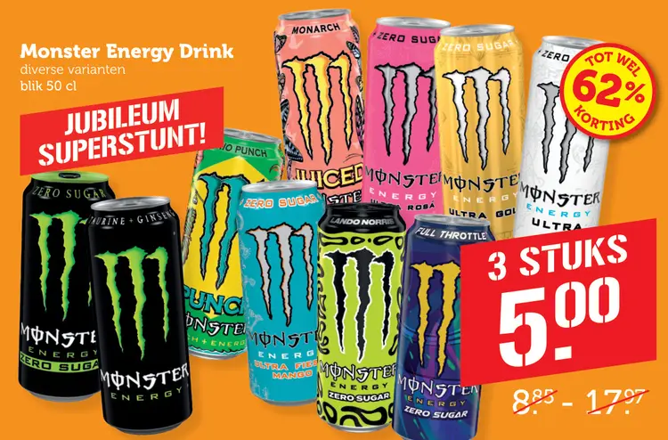 Aanbieding: Monster Energy Drink