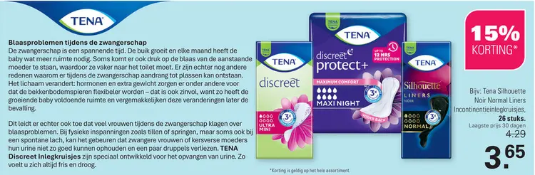 Aanbieding: Tena