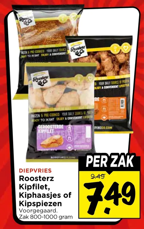 Aanbieding: Roosterz & Co Kipfilet, Kiphaasjes of Kipspiezen