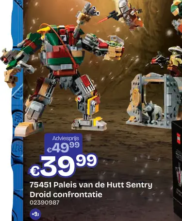 Promotie: Paleis van de Hutt Sentry Droid confrontatie