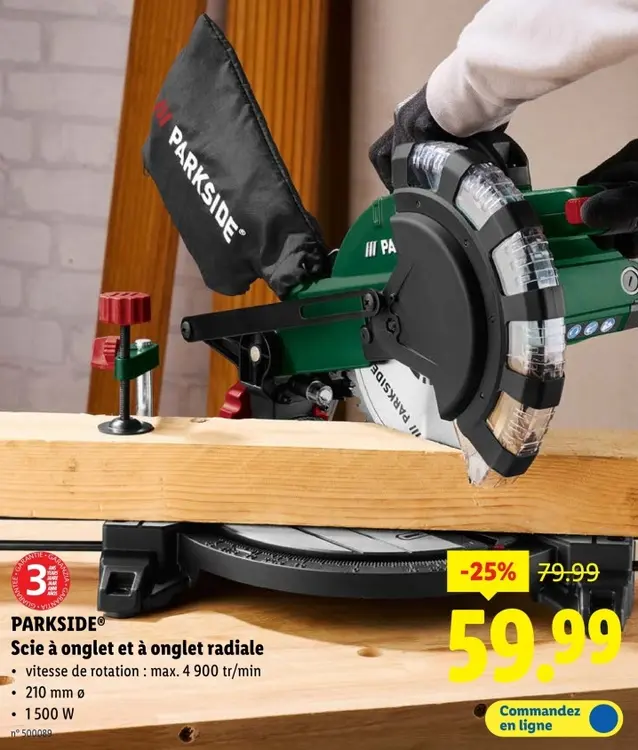 Offre: Scie à onglet et à onglet radiale