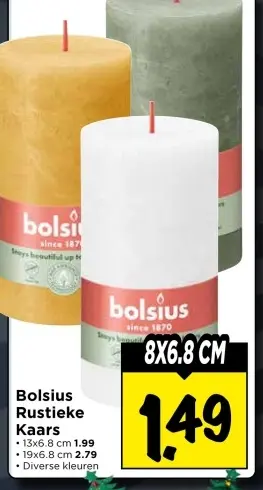 Aanbieding: Rustieke Kaars