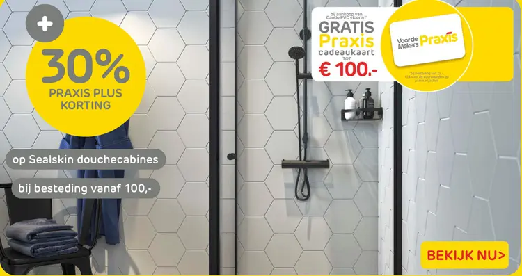 Aanbieding: Sealskin douchecabines