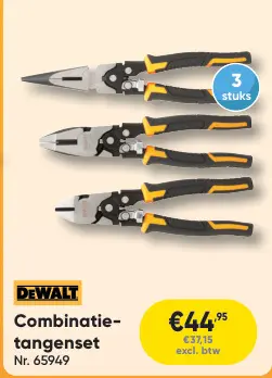 Promotie: Combinatie-tangenset
