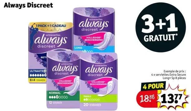 Offre: Always Discreet