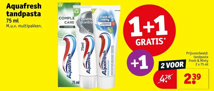 Aanbieding: Tandpasta