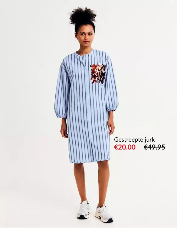 Promotie: Gestreepte jurk