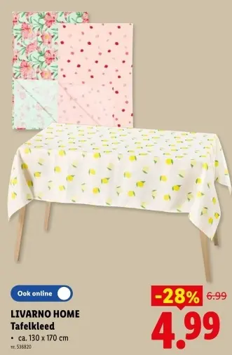 Promotie: Tafelkleed