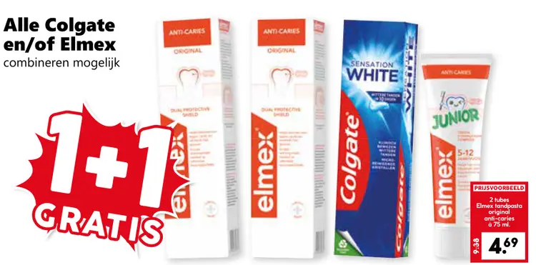 Aanbieding: Elmex tandpasta original anti-caries
