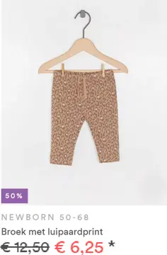 Aanbieding: Broek met luipaardprint