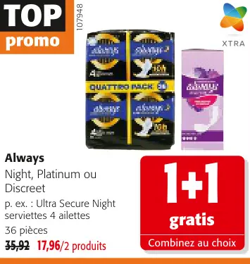 Offre: Night, Platinum ou Discreet