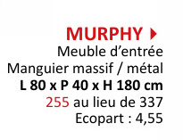Offre: Meuble d'entrée Murphy 80cm