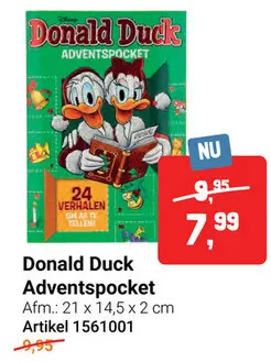 Aanbieding: Donald Duck Adventspocket Stripboek
