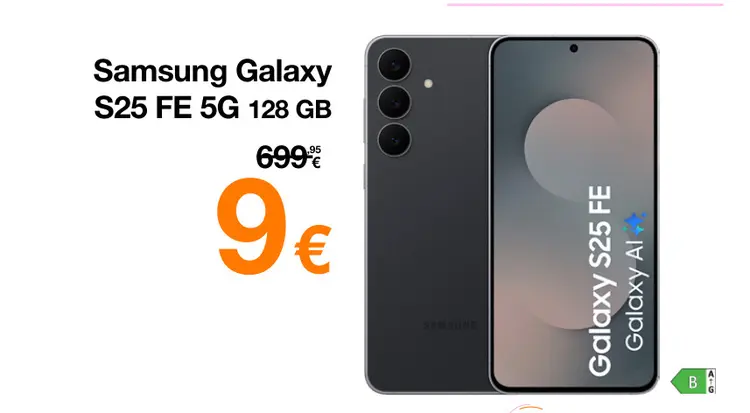 Promotie: Samsung Galaxy S25 FE 5G 128 GB