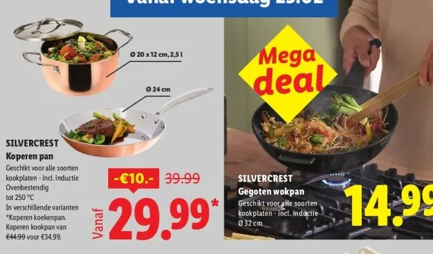 Aanbieding: Koperen pan