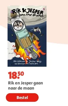 Aanbieding: Rik en Jesper gaan naar de maan
