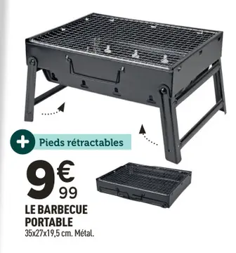 Offre: LE BARBECUE PORTABLE
