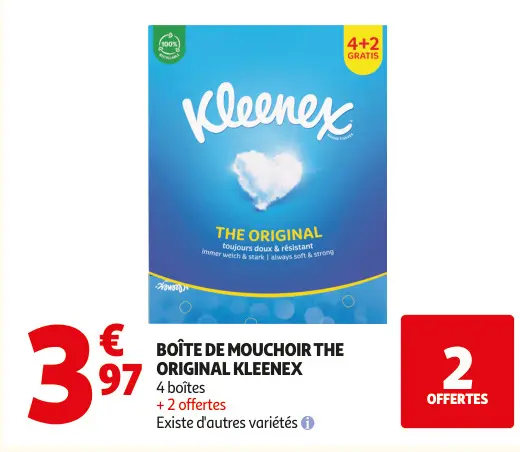 Offre: Boîte de mouchoir the original