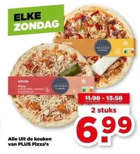 Aanbieding: Uit de keuken van PLUS Pizza's