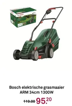 Aanbieding: Bosch elektrische grasmaaier ARM