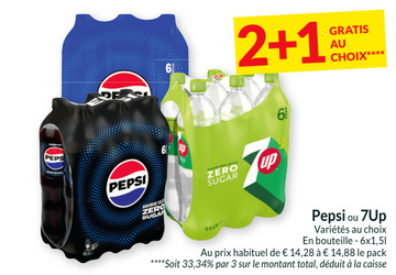 Offre: Pepsi ou 7Up