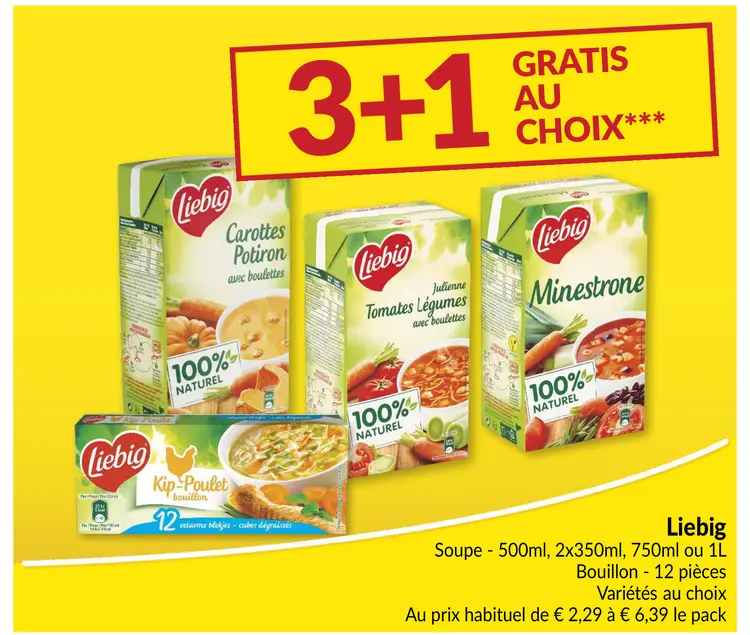 Offre: Liebig Soupe ou bouillon