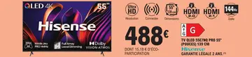 Aanbieding: TV QLED 55E7NQ PRO 55"