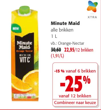 Promotie: Minute Maid alle brikken