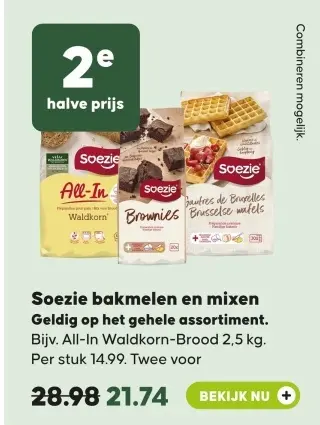 Aanbieding: Soezie bakmelen en mixen