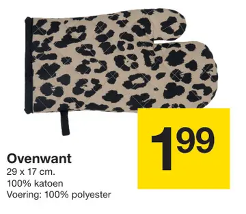 Aanbieding: Ovenwant