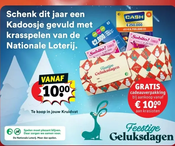 Promotie: Kadoosje gevuld met krasspelen