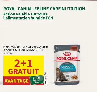 Offre: FCN urinary care gravy
