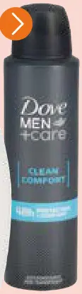 Offre: Dove Men+Care Clean Comfort Deodorant